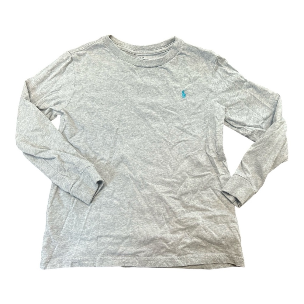 Polo by Ralph Lauren Light Gray Long Sleeve Tee
